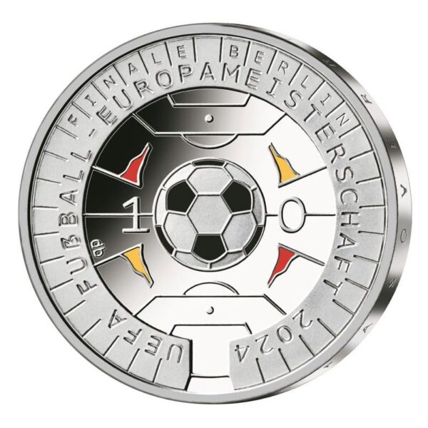 Vokietija 2024 11 euro sidabrinė spalvota kolekcinė moneta - UEFA Euro2024 (BU)