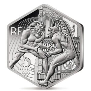 Prancūzija 2024 10 euro sidabrinė moneta - Olimpinės žaidynės Paryžius 2024-Hercules