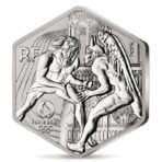 Prancūzija 2024 4x10 euro sidabrinės monetos dėžutėje - Olimpinės žaidynės Paryžius 2024 (PROOF)