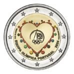 Portugalija 2024 2 euro proginė spalvota moneta kortelėje - Olimpiada (PROOF)