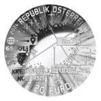 Austrija 2024 20 euro sidabrinė kolekcinė spalvota moneta - Supernova (PROOF)