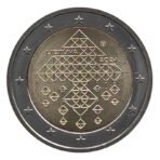 Lietuva 2024 2 euro proginė moneta - Šiaudiniai sodai