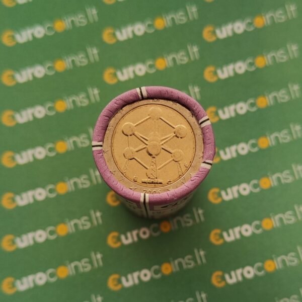 Belgija 2006 2 euro ritinėlis - Atomas Belgija 2006 2 euro ritinėlis - Atomas