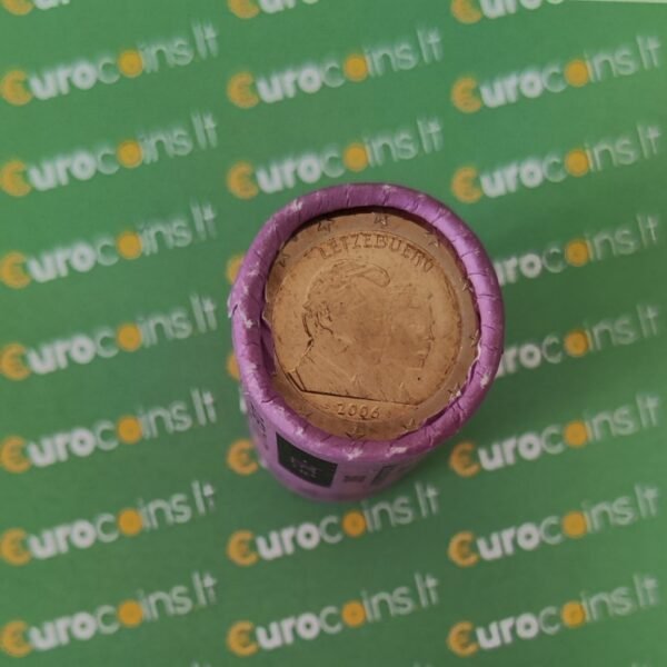 Liuksemburgas 2006 2 euro ritinėlis - Didžiojo kunigaikščio Guillaume 25-metis (klaida) Liuksemburgas 2006 2 euro ritinėlis - Didžiojo kunigaikščio Guillaume 25-metis (klaida)