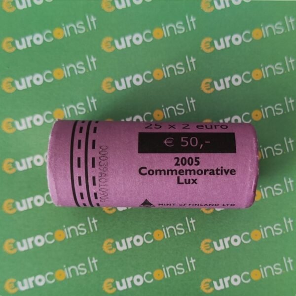 Liuksemburgas 2006 2 euro ritinėlis - Didžiojo kunigaikščio Guillaume 25-metis (klaida) Liuksemburgas 2006 2 euro ritinėlis - Didžiojo kunigaikščio Guillaume 25-metis (klaida)