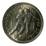 Portugalija 1986 100 eskudų moneta - XIII Pasaulio futbolo čempionatas Meksikoje