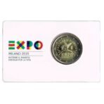 Italija 2015 2 euro proginė moneta kortelėje - Milano EXPO paroda (BU)