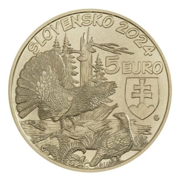 Slovakija 2024 5 euro kolekcinė moneta - Kurtinys Slovakija 2024 5 euro kolekcinė moneta - Kurtinys