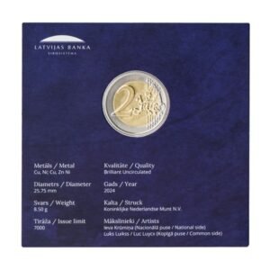 Latvia 2024 2 euro commemorative coin in card - Puzuris (BU)