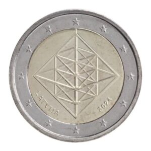 Latvija 2024 2 euro proginė moneta - Puzuris