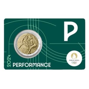 Prancūzija 2024 2 euro proginė moneta kortelėje - Hercules-Olimpiada Paryžius 2024 (BU)