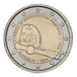 Slovėnija 2024 2 euro proginė moneta - Nacionalinė ir universitetinė biblioteka