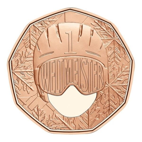 Austrija 2024 5 euro kolekcinė moneta - Pasaulio čempionas Austrija 2024 5 euro kolekcinė moneta - Pasaulio čempionas