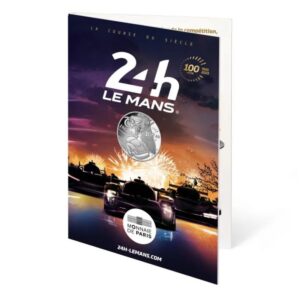 Prancūzija 2023 10 euro sidabrinė moneta kortelėje - Le Mano 24 val. lenktynės (BU)