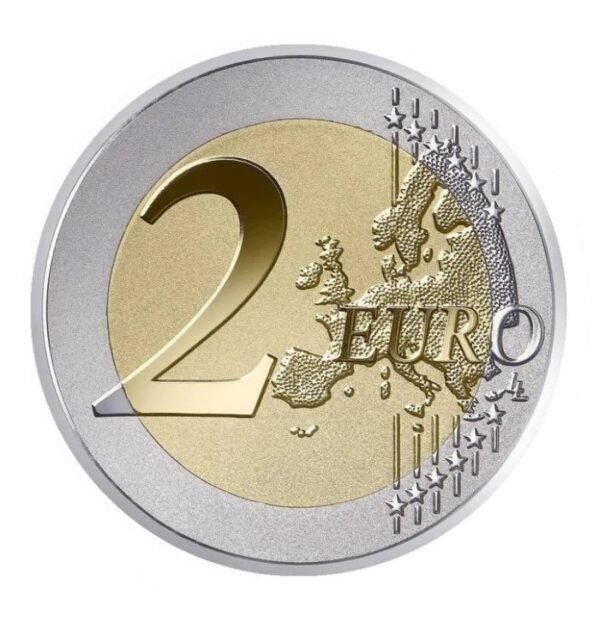 Prancūzija 2025 2 euro proginė moneta dėžutėje - Luvras (reversinė PROOF) Prancūzija 2025 2 euro proginė moneta dėžutėje - Luvras (reversinė PROOF)