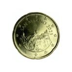 San Marinas 2023 20 eurocent nacionalinė moneta