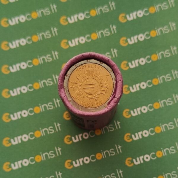 Nyderlandai 2012 2 euro ritinėlis - 10 metų eurui (TYE) Nyderlandai 2012 2 euro ritinėlis - 10 metų eurui (TYE)