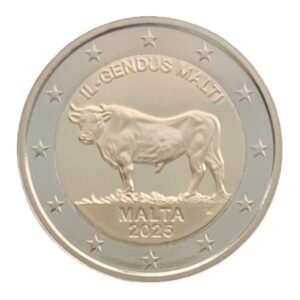 Malta 2025 2 euro proginė moneta - Jautis