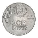 Portugalija 2018 2,5 euro kolekcinė moneta - Pasaulio futbolo čempionatas