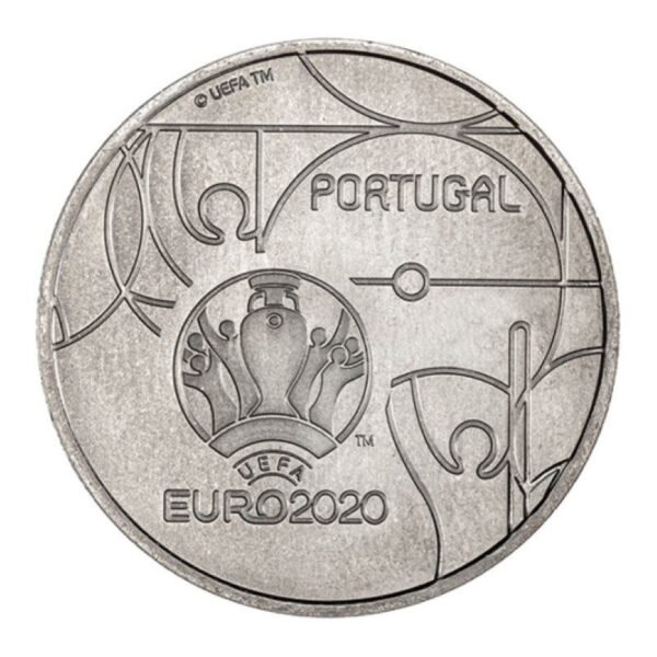 Portugalija 2020 2,5 euro kolekcinė moneta - UEFA EURO2020 Portugalija 2020 2,5 euro kolekcinė moneta - UEFA EURO2020