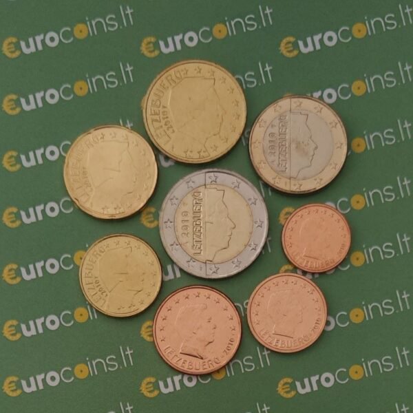 Luxembourg 2010 UNC euro coins set Luxembourg 2010 UNC euro coins set