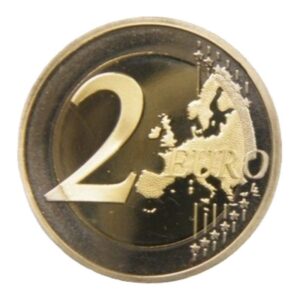 Slovėnija 2012 2 euro proginė moneta kapsulėje - 10 metų eurui-TYE (PROOF)