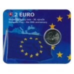 Slovakija 2015 2 euro proginė moneta kortelėje - Vėliava (BU)