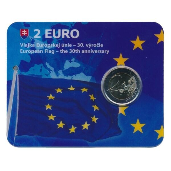 Slovakija 2015 2 euro proginė moneta kortelėje - Vėliava (BU) Slovakija 2015 2 euro proginė moneta kortelėje - Vėliava (BU)