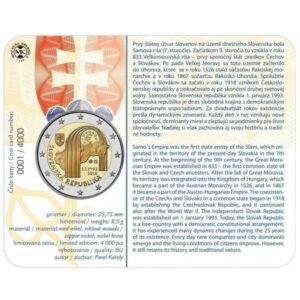 Slovakija 2018 2 euro proginė moneta kortelėje - Slovakijos respublikos įkūrimo 25-metis (BU)