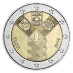 Estija 2018 2 euro proginių monetų ritinėlis - Baltijos valstybių nepriklausomybės šimtmetis