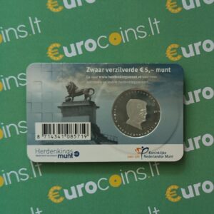 Nyderlandai 2015 5 euro kolekcinė moneta kortelėje - Vaterlo mūšis (BU)