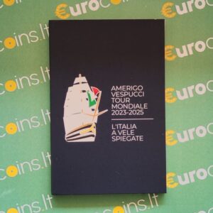 Italija 2025 2 euro proginė moneta kortelėje - Amerigo Vespucci (BU)