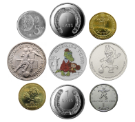 Kitos netauriųjų metalų monetos
