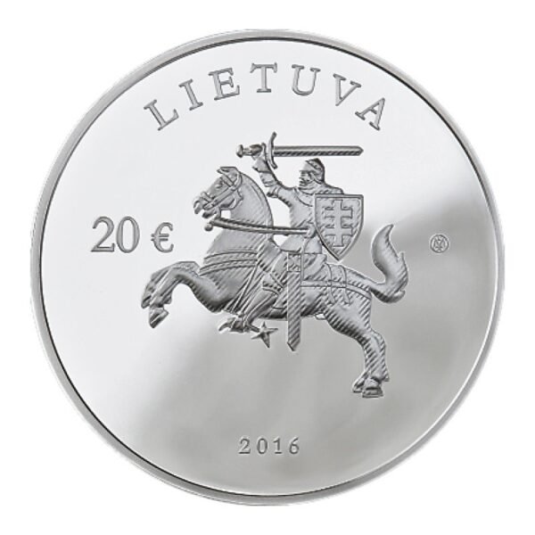 Lithuania 2016 20 euro silver coin Independence