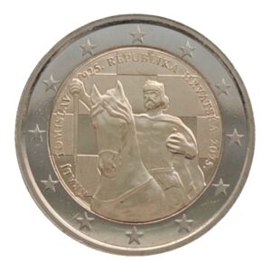 Kroatija 2025 2 euro proginė moneta - Karalius Tomislavas