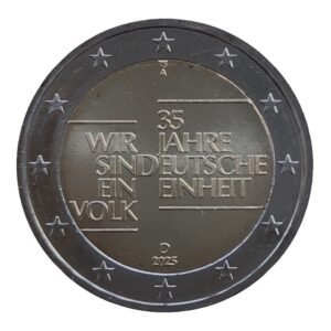 Vokietija 2025 2 euro proginė moneta - 35 metai Vokietijos vienybei