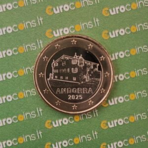 Andora 2025 1 euro nacionalinė moneta