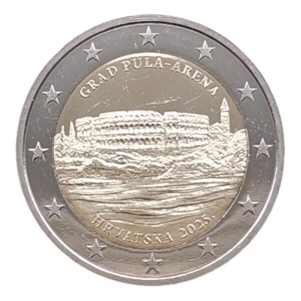 Croatia 2euro 2025 Pula-800pxmano Croatia 2euro 2025 Pula arena