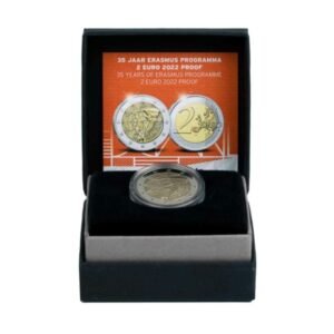Netherlands 2euro 2022 Erasmus proof in box