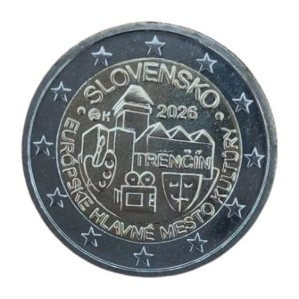 Slovakia 2 euro 2026 Trencin