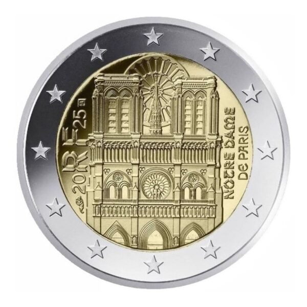 France 2euro 2025 NotreDame proof