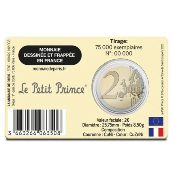 France 2euro 2026 Little Prince_desert France 2euro 2026 Little Prince_desert