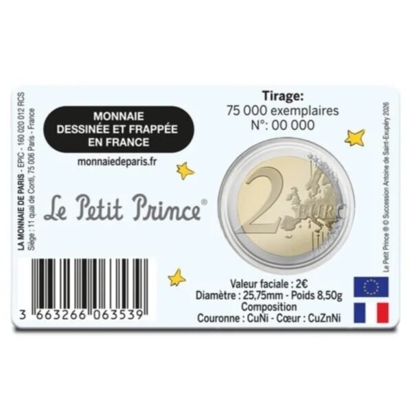 France 2euro 2026 Little Prince_Plain-800pxa France 2euro 2026 Little Prince_Plain