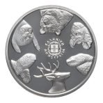 Greece 2025 5euro silver colour coin Cinereous vulture