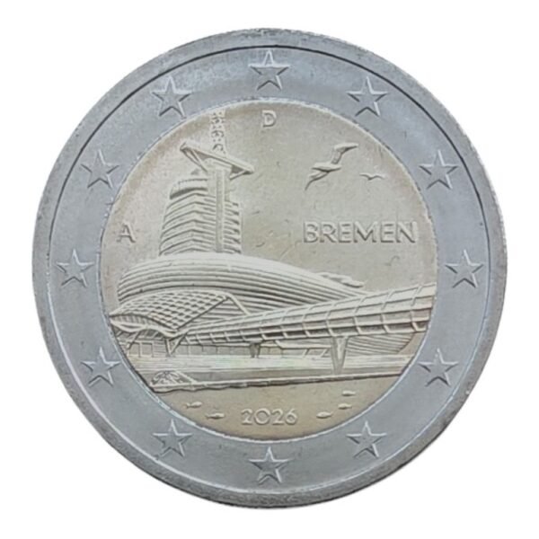 Germany 2026 2euro Bremen A mint