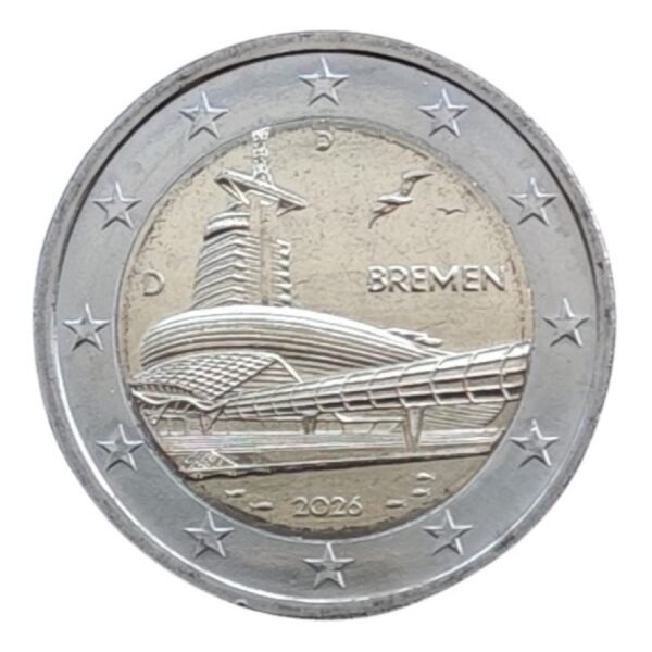 Germany 2026 2euro Bremen D mint
