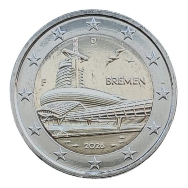 Germany 2026 2euro Bremen F mint
