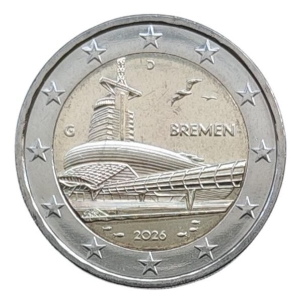 Germany 2026 2euro Bremen G mint