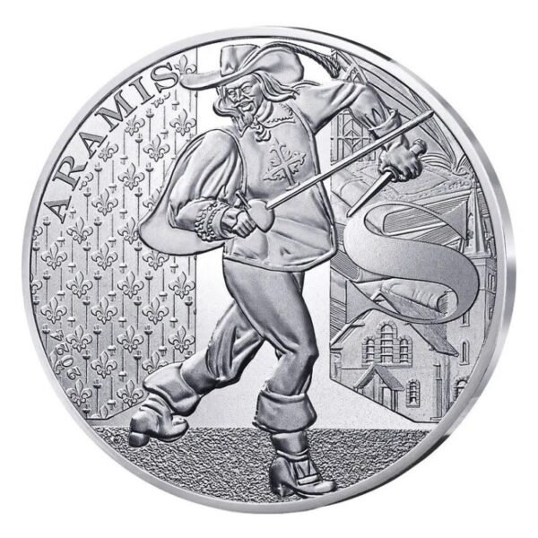 France 2024 10 euro silver Three Musketeers Aramis