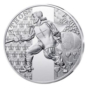 France 2024 10 euro silver Three Musketeers Athos